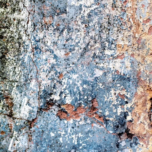 Texture ou fond mur de peinture minable et fissures de plâtre — Photo