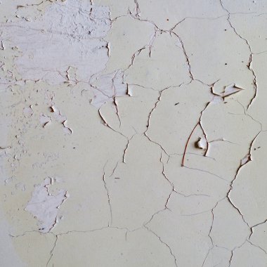 Döküntü boya ve alçı çatlaklarının dokusu