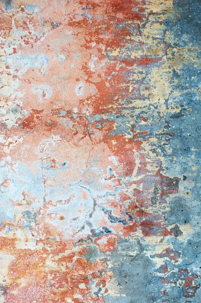 Texture ou fond mur de peinture minable et fissures de plâtre — Photo