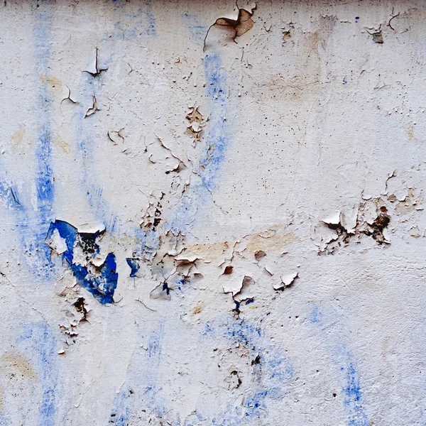 Textura o pared de fondo de pintura en mal estado y grietas de yeso — Foto de Stock