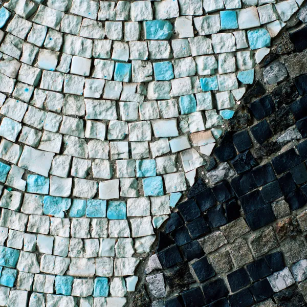 Kolorowa mozaika z różnych kamieni — Zdjęcie stockowe