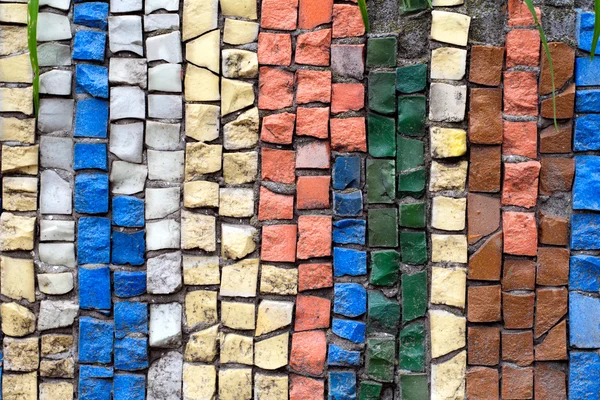 Colorful mosaic of different stones — Stock Photo, Image