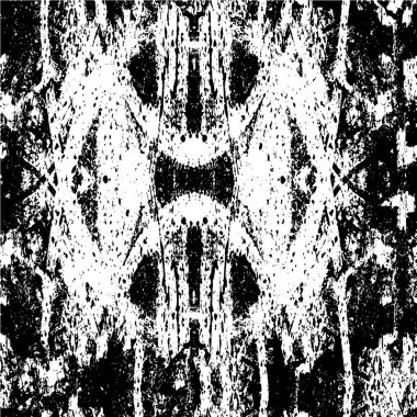 Grunge siyah ve beyaz kentsel vektör doku şablon. Karanlık dağınık toz sıkıntı arka plan kaplaması. Gürültü ve tahıl ile soyut noktalı, çizik, Vintage efekti oluşturmak kolay. Yaşlanma tasarım öğesi