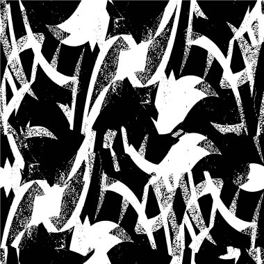 Grunge siyah ve beyaz kentsel vektör doku şablon. Karanlık dağınık toz sıkıntı arka plan kaplaması. Gürültü ve tahıl ile soyut noktalı, çizik, Vintage efekti oluşturmak kolay. Yaşlanma tasarım öğesi