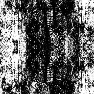 Grunge siyah ve beyaz kentsel vektör doku şablon. Karanlık dağınık toz sıkıntı arka plan kaplaması. Gürültü ve tahıl ile soyut noktalı, çizik, Vintage efekti oluşturmak kolay. Yaşlanma tasarım öğesi