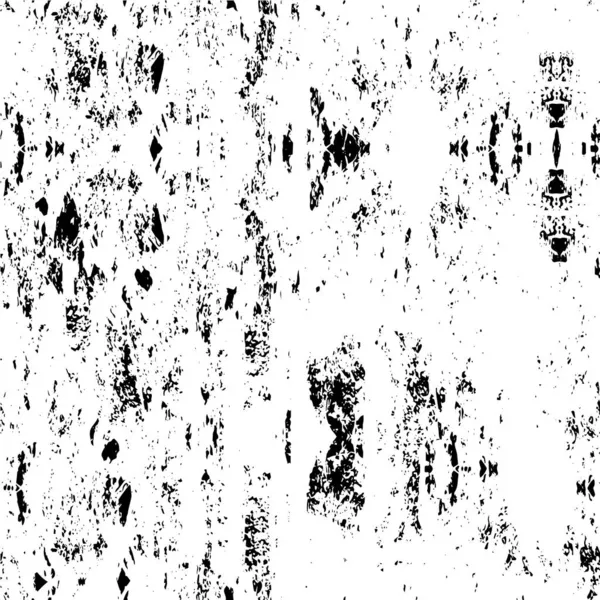 Plantilla Textura Vectorial Urbana Blanco Negro Grunge Fondo Oscuro Desordenado — Vector de stock