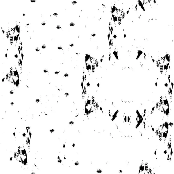 Plantilla Textura Vectorial Urbana Blanco Negro Grunge Fondo Oscuro Desordenado — Vector de stock