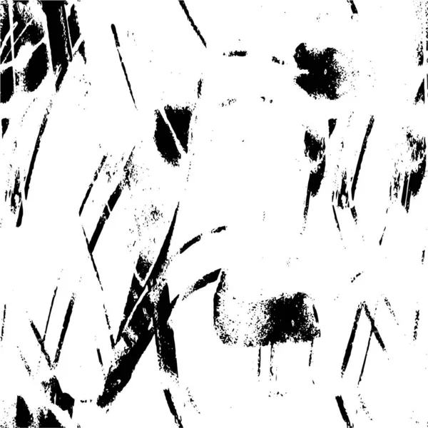 Plantilla Textura Vectorial Urbana Blanco Negro Grunge Fondo Oscuro Desordenado — Vector de stock