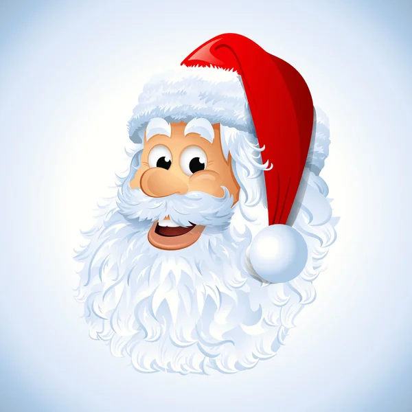 Noel Baba yüz — Stok Vektör