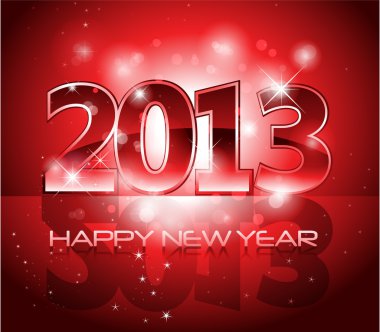 2013 yeni yıl parlak arka plan