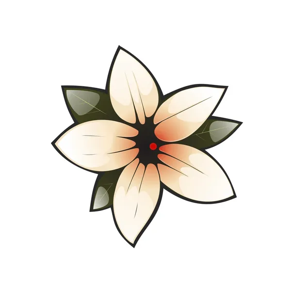 Wizerunek Magnolia kwiat — Wektor stockowy