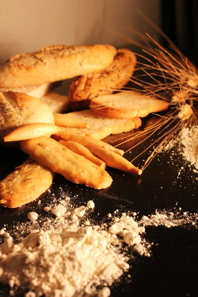 Pães variados — Fotografia de Stock