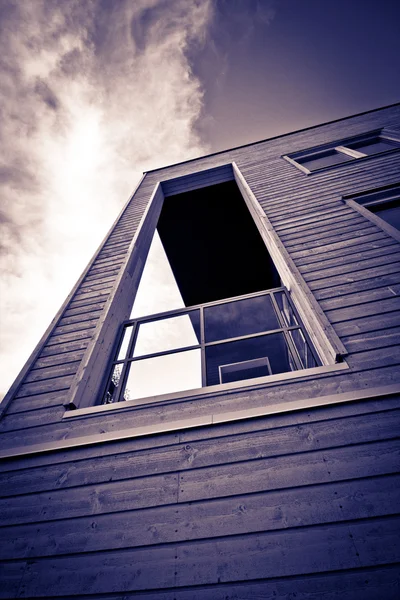 Wooden balcony — Stock Photo, Image