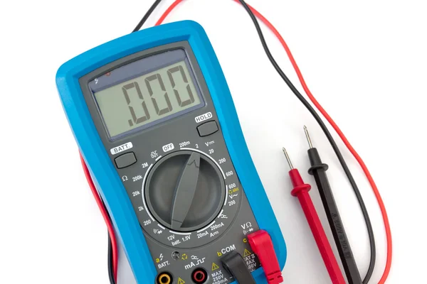 Multimeter with probes — Stock Photo, Image