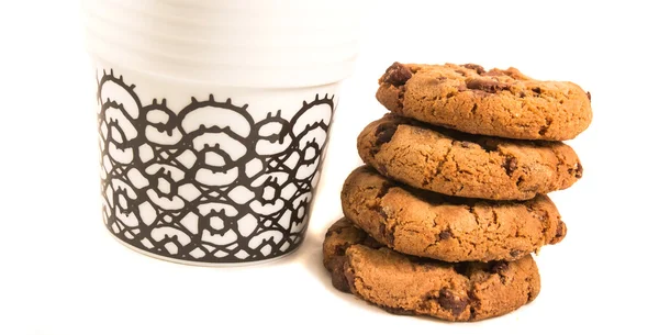 Cookie con cooffe — Foto Stock
