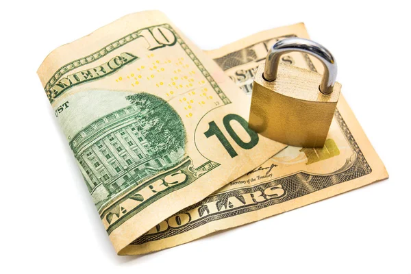 Secured money — Stock Photo, Image
