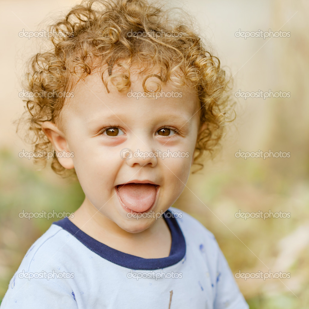 Portrait of a happy child — Stock Photo © altanaka #24566959
