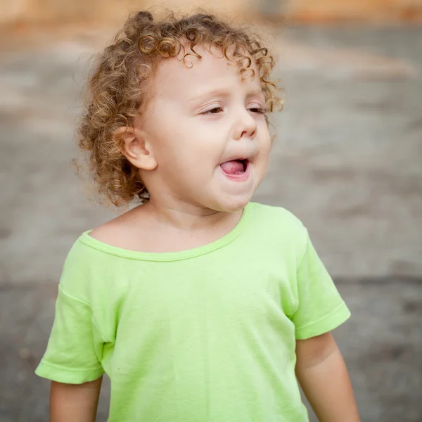 Portrait of happy child — Stock Photo, Image