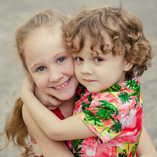 Brother And Sister Together Forever — Stock Photo, Image