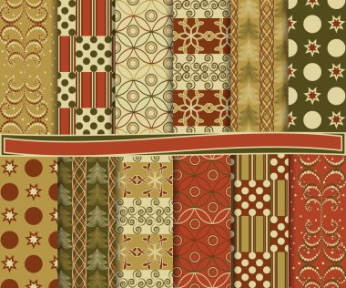 tasarlamak vektör Noel ayarlamak için scrapbook kağıt
