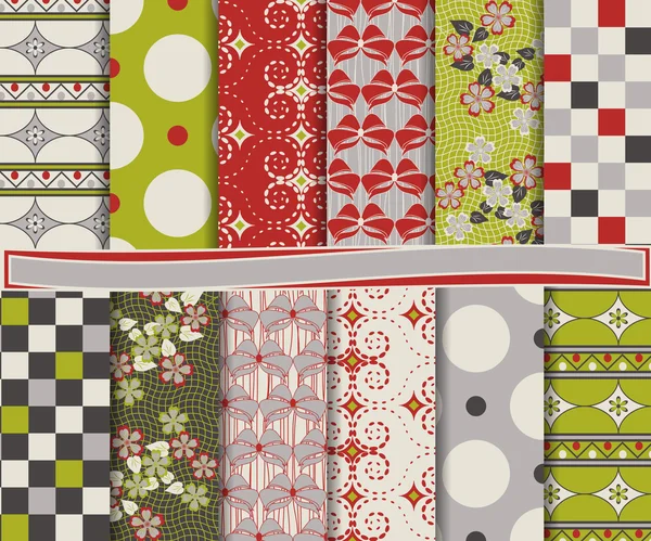 tasarlamak vektör scrapbook kağıt ayarla