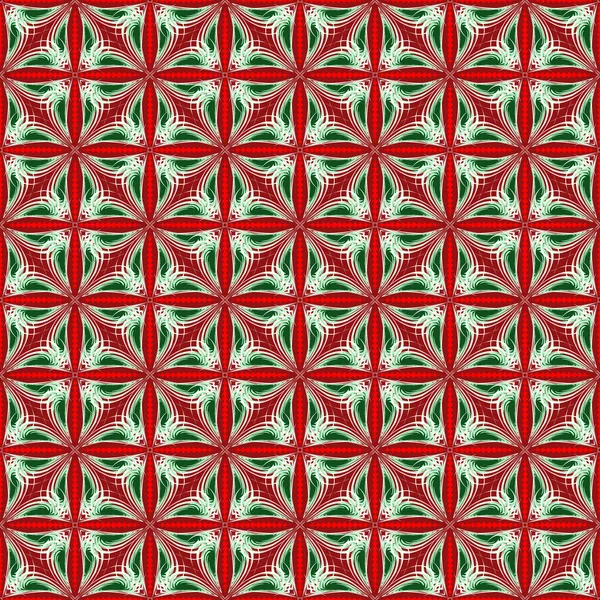 Vector abstracto patrón de Navidad sin costura — Vector de stock