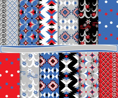 karalama defteri için Noel kağıdı tasarlamak vektör ayarla