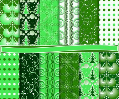 karalama defteri için Noel kağıdı tasarlamak vektör ayarla