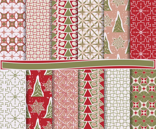 karalama defteri için Noel kağıdı tasarlamak vektör ayarla