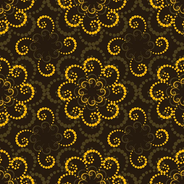 Abstrakte Vektor nahtlose florale Muster — Stockvektor