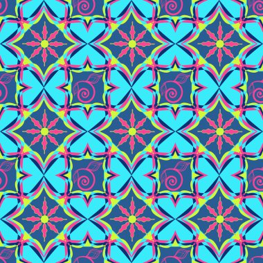 geometrik şekilli soyut vektörsüz desen