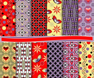 karalama defteri için kağıt tasarlamak vektör ayarla