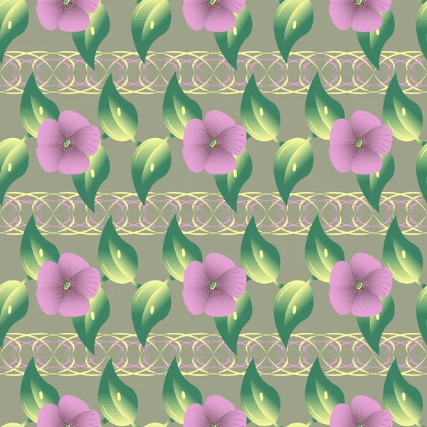 Illustration vectorielle abstraite de fleurs — Image vectorielle