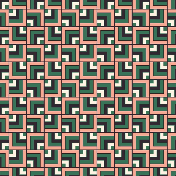 幾何学的形状の抽象的なベクトルのシームレスなパターン — ストックベクタ
