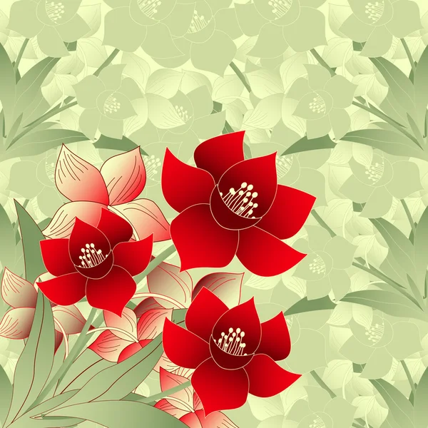 Abstract floral vector illustration — Stock Vector
