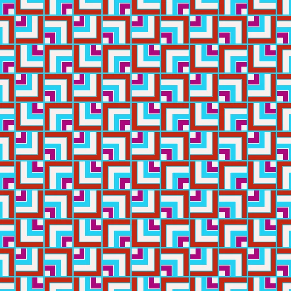 Vector abstracto patrón sin costura de formas geométricas — Vector de stock