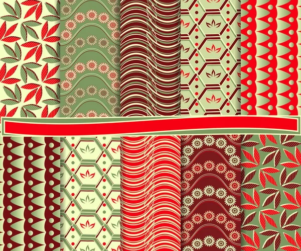 Conjunto de vectores abstractos de papel para álbum de recortes — Vector de stock