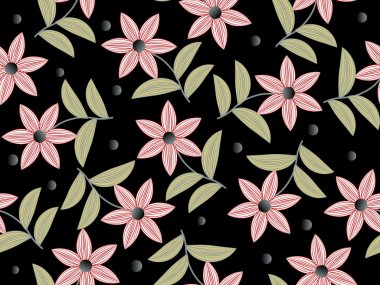 Kusursuz çiçek vektör çizimi