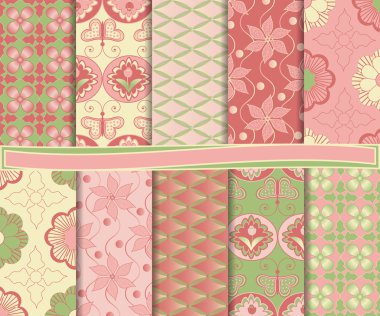 karalama defteri için kağıt tasarlamak vektör ayarla