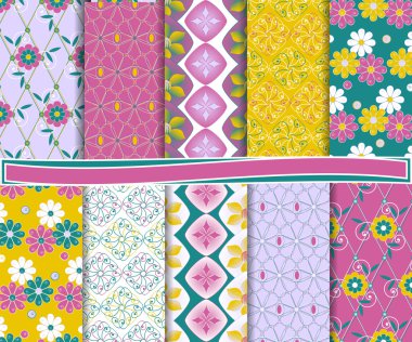 karalama defteri için kağıt tasarlamak vektör ayarla