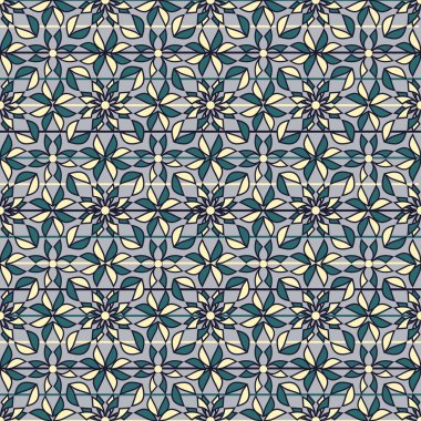 stilize çiçek tasarlamak vektör çizim