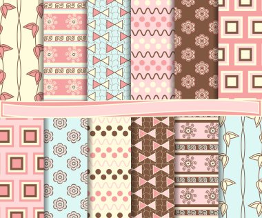 tasarlamak vektör scrapbook kağıt ayarla