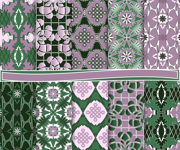 scrapbook kağıt ile soyut şekiller kümesi vektör