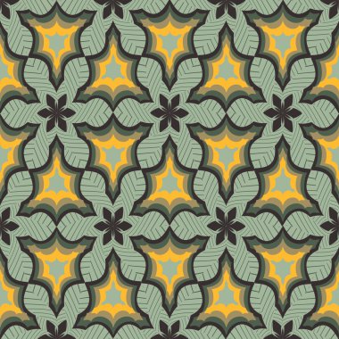 soyut çiçek vektör çizimi