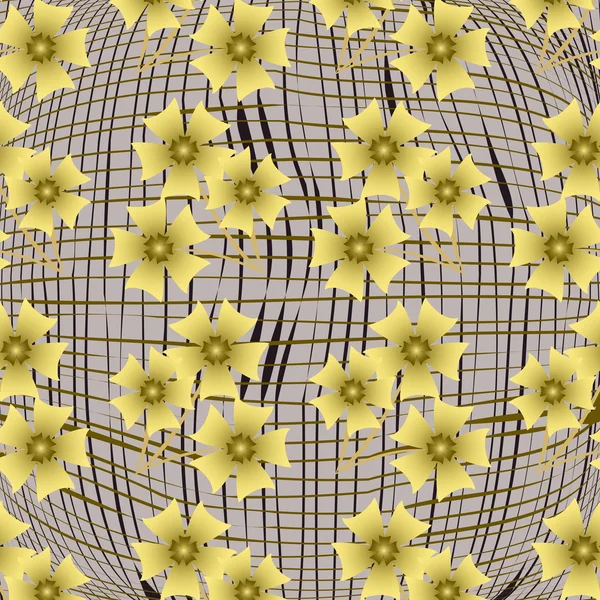 Illustrazione astratta vettoriale di floreale — Vettoriale Stock
