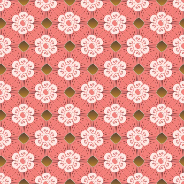 Ilustración abstracta vectorial de flores — Vector de stock