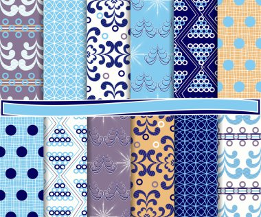 karalama defteri için Noel kağıdı tasarlamak vektör ayarla