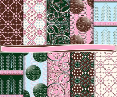 Kağıt çıkartma için soyut Noel vektör ayarla