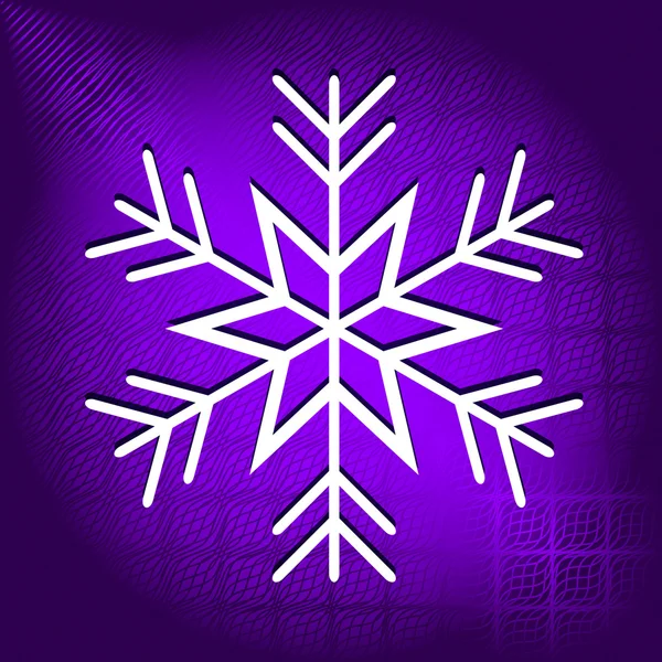 雪の結晶を抽象的なクリスマス ベクトル イラスト — ストックベクタ