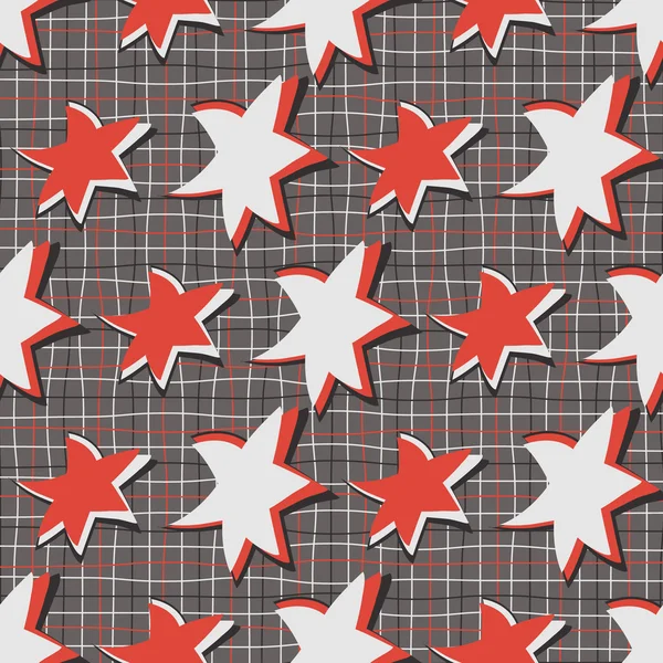 Illustration vectorielle abstraite avec étoiles — Image vectorielle